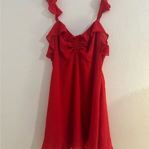 Lulus Vibrant Red Dress